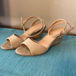 LOFT ankle strap sandals